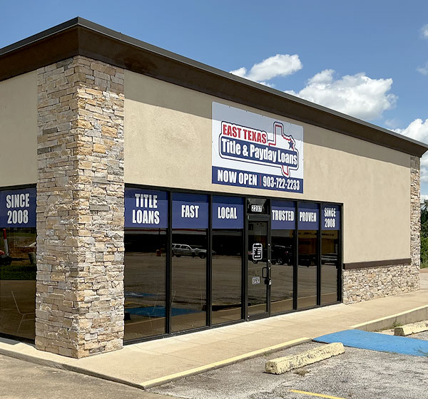 East Texas Title & Loan Storefront Henderson, TX